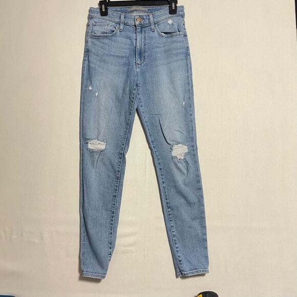 Joe's Jeans The Charlie Flawless Distressed High Rise Skinny Jeans - Size 28 - Picture 2 of 10